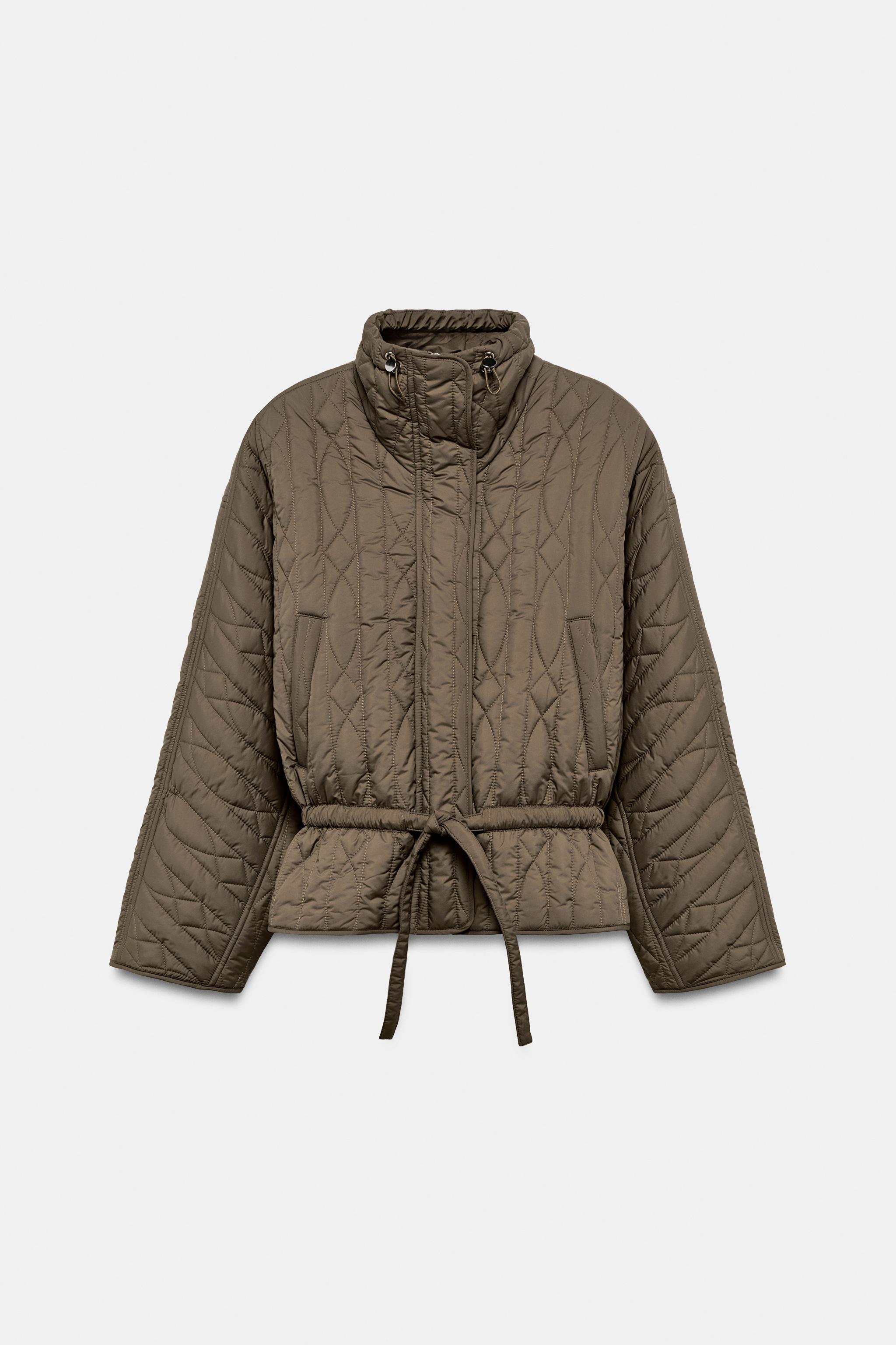 BLOUSON MATELASSÉ À COL MONTANT
